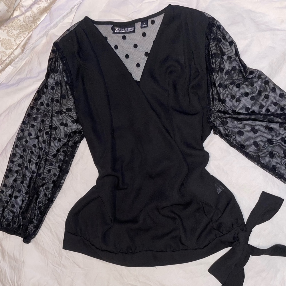 Black blouse size Small